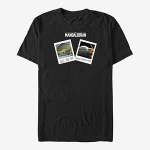 Queens Star Wars: The Mandalorian - Travel Pics Unisex T-Shirt Black