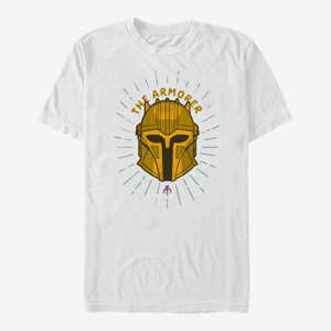 Queens Star Wars: The Mandalorian - Armorer Shield Unisex T-Shirt White