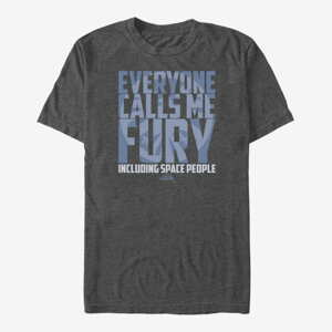 Queens Captain Marvel: Movie - Just Fury Unisex T-Shirt Dark Heather Grey