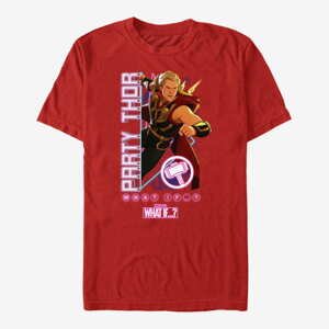 Queens Marvel What If‚Ä¶? - Party TIme Thor Unisex T-Shirt Red