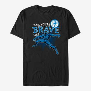 Queens Marvel Avengers Classic - Brave Like Dad Unisex T-Shirt Black