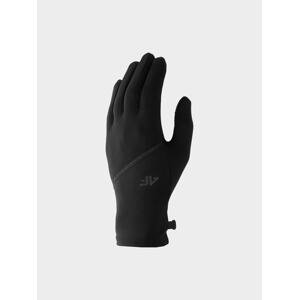 Pletené rukavičky Touch Screen unisex - černé