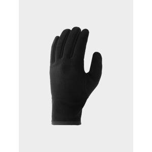 Fleecové rukavičky Touch Screen unisex - černé