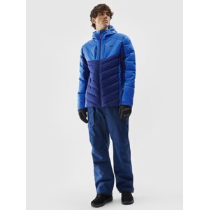 Pánská lyžařská péřová bunda se syntetickým peřím - tmavě modrá