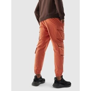 Pánské kalhoty casual cargo - oranžové