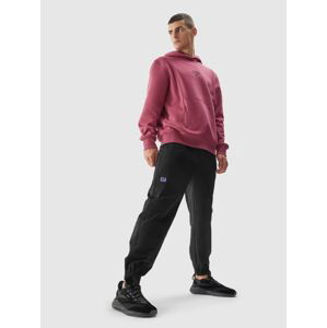 Pánské kalhoty casual jogger - černé