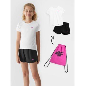 Dívčí sportovní sada na tělocvik (tričko+šortky+sáček)