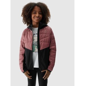 Dívčí treková bunda membrána 5000 - růžová