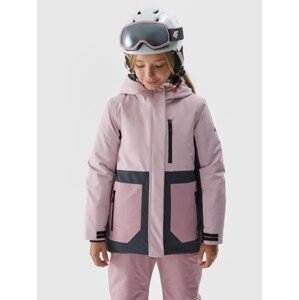 Dívčí lyžařská bunda membrána 8000 - růžová