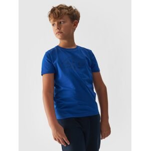 Chlapecké tričko s potiskem - kobaltové