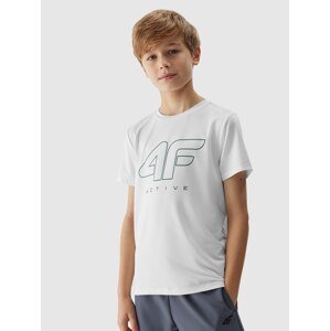 Chlapecké sportovní rychleschnoucí tričko - bílé