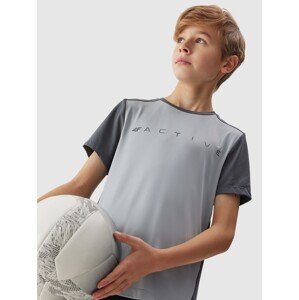 Chlapecké sportovní rychleschnoucí tričko - šedé