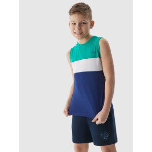 Chlapecký hladký tank top - zelený