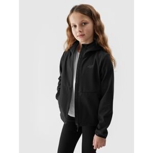 Dívčí softshellová větruodolná bunda membrána 5000 - černá