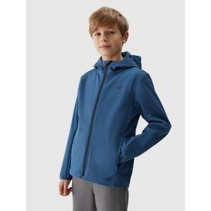 Chlapecká softshellová větruodolná bunda membrána 5000 - modrá