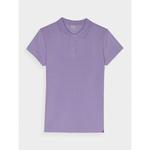 Dívčí polo tričko regular - fialové