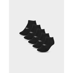 Dívčí ponožky casual pod kotník (5-pack) - černé