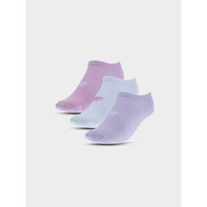 Dívčí kotníkové ponožky casual (3-pack) - multibarevné