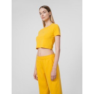 Dámské hladké tričko crop top