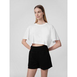 Dámské tričko crop top oversize s modalovými viskózovými vlákny