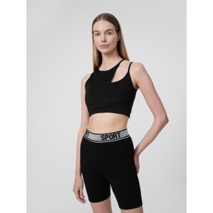 Dámský crop top s asymetrickým ramínkem