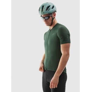 Pánské rozepínací cyklistické tričko - zelené
