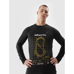 Tričko s dlouhými rukávy regular s potiskem unisex 4F x Drift Masters