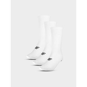 Dámské ponožky casual nad kotník (3-pack) - bílé