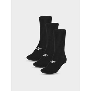 Dámské ponožky casual nad kotník (3-pack) - černé