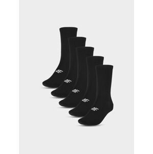 Dámské ponožky casual nad kotník (5-pack) - černé