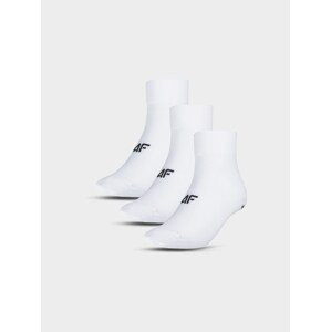 Pánské ponožky casual nad kotník (3-pack) - bílé