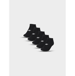 Pánské ponožky casual pod kotník (5-pack) - černé