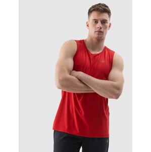 Pánský sportovní tank top regular z recyklovaných materiálů - červený