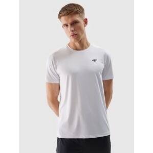 Pánské sportovní tričko regular z recyklovaných materiálů - bílé