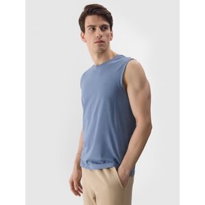 Pánský hladký tank top regular - denim