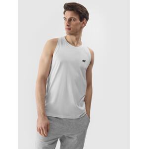 Pánský hladký tank top regular - bílý