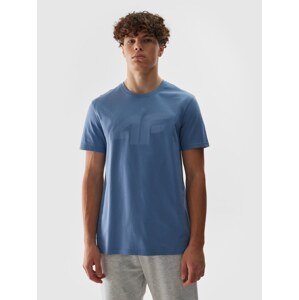Pánské tričko regular s potiskem - modré