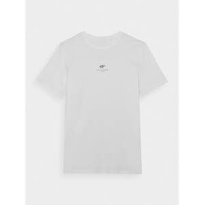 Pánské hladké tričko regular - bílé