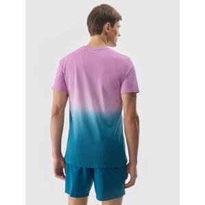 Pánské tričko s potiskem - fialové
