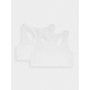Dámská bavlněná podprsenka pro každodenní nošení (2-pack) - bílá