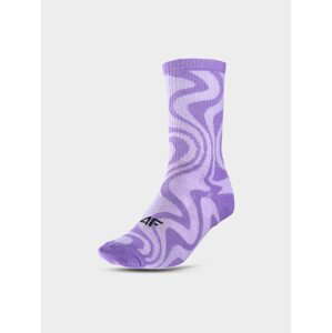 Dívčí ponožky casual nad kotník - fialové
