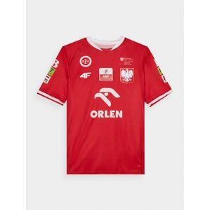 Pánské výjezdové tričko replika AMP Futbol - červené