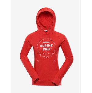 ALPINE PRO Mikina Červená