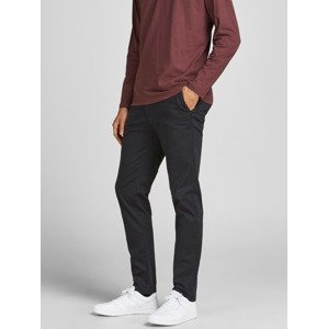 Jack & Jones Marco Chino Kalhoty Černá