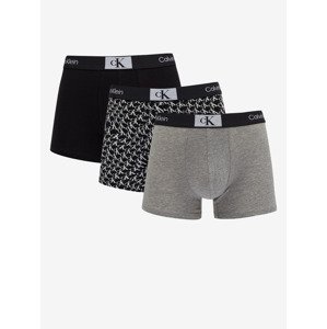 Calvin Klein Underwear	 Trunk Boxerky 3 ks Šedá