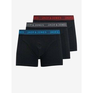 Jack & Jones Boxerky 3 ks Černá