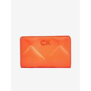 Calvin Klein Re-Lock Quilt Bifold Wallet Peněženka Oranžová