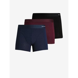 Jack & Jones Basic Boxerky 3 ks Černá