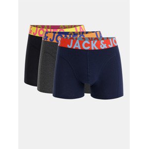 Jack & Jones Boxerky 3 ks Černá