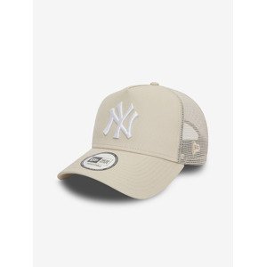 New Era New York Yankees League Essential A-Frame Trucker Kšiltovka Béžová